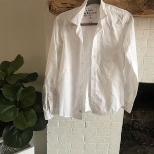 White button down blouse
